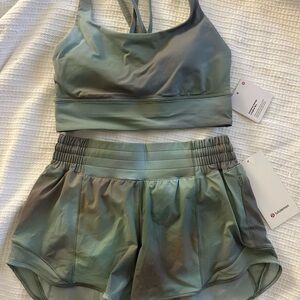 lululemon athletica Sports Bra and Shorts Set